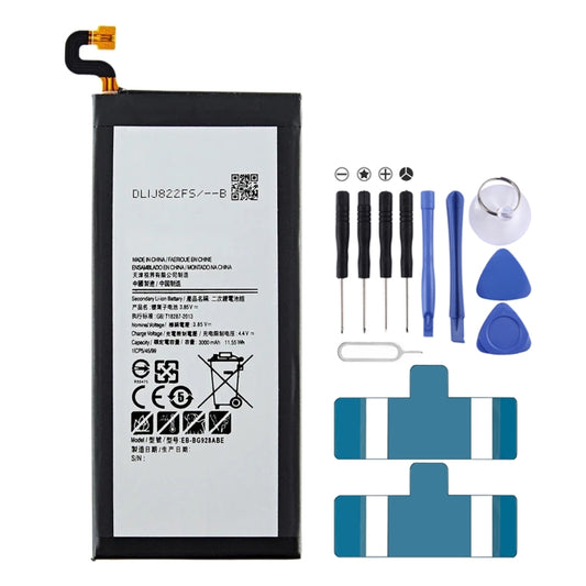 3000mAh Battery Replacement For Samsung Galaxy S6 Edge+ SM-G9280 G928P G928F G928V G9280 G9287 EB-BG928ABE EB-BG928ABA - For Samsung by buy2fix | Online Shopping UK | buy2fix