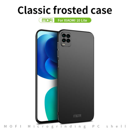 For Xiaomi Mi 10 Lite MOFI Frosted PC Ultra-thin Hard Case(Blue) - Xiaomi Cases by MOFI | Online Shopping UK | buy2fix