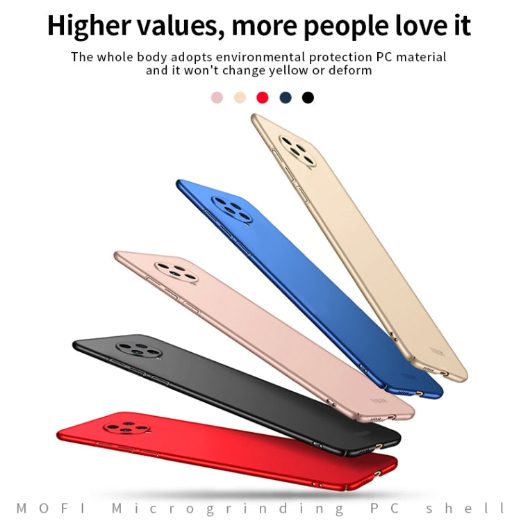 For Xiaomi Redmi K30 Pro MOFI Frosted PC Ultra-thin Hard Case(Red) - Xiaomi Cases by MOFI | Online Shopping UK | buy2fix