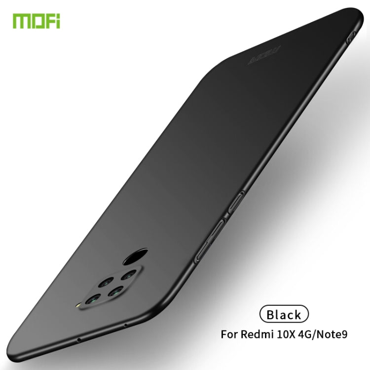 For Xiaomi Redmi 10X 4G MOFI Frosted PC Ultra-thin Hard Case(Black) - Xiaomi Cases by MOFI | Online Shopping UK | buy2fix