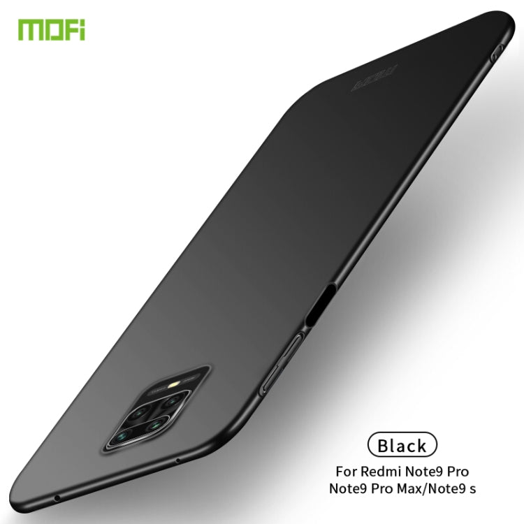 For Xiaomi RedMi Note9S/Note9Pro  MOFI Frosted PC Ultra-thin Hard C(Black) - Xiaomi Cases by MOFI | Online Shopping UK | buy2fix