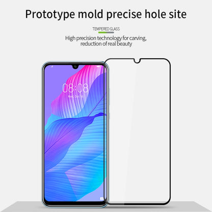 For Huawei Y8P / P smart S MOFI 9H 2.5D Full Screen Tempered Glass Film(Black) - Huawei Tempered Glass by MOFI | Online Shopping UK | buy2fix