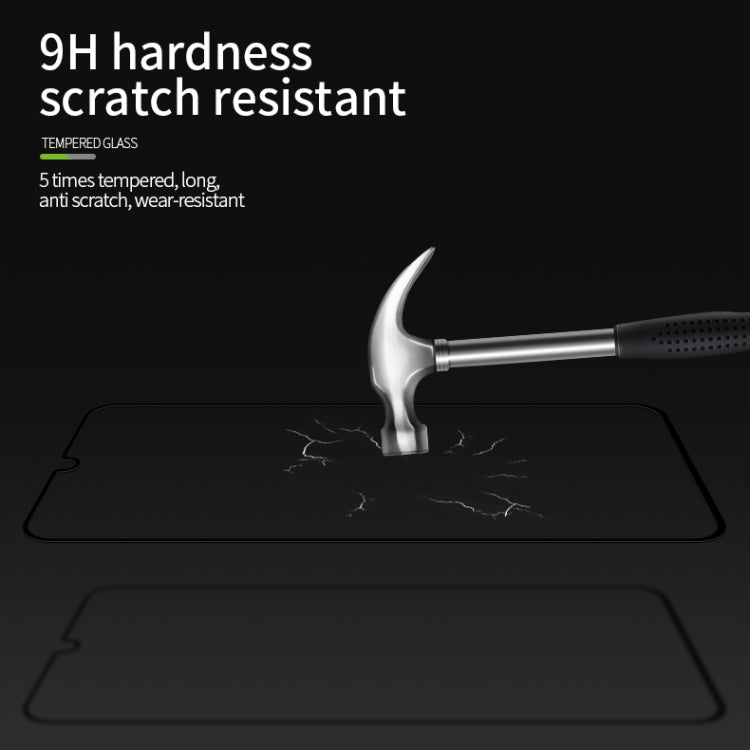 For Huawei Y8P / P smart S MOFI 9H 2.5D Full Screen Tempered Glass Film(Black) - Huawei Tempered Glass by MOFI | Online Shopping UK | buy2fix