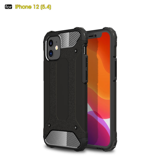 For iPhone 12 mini Magic Armor TPU + PC Combination Case(Black) - iPhone 12 / 12 Pro Cases by buy2fix | Online Shopping UK | buy2fix