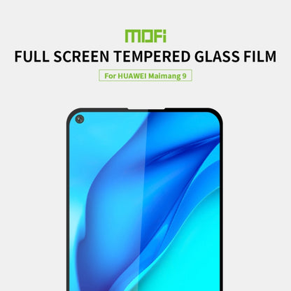 For Huawei Maimang9/Mate 40Lite MOFI 9H 2.5D Full Screen Tempered Glass Film(Black) - Huawei Tempered Glass by MOFI | Online Shopping UK | buy2fix