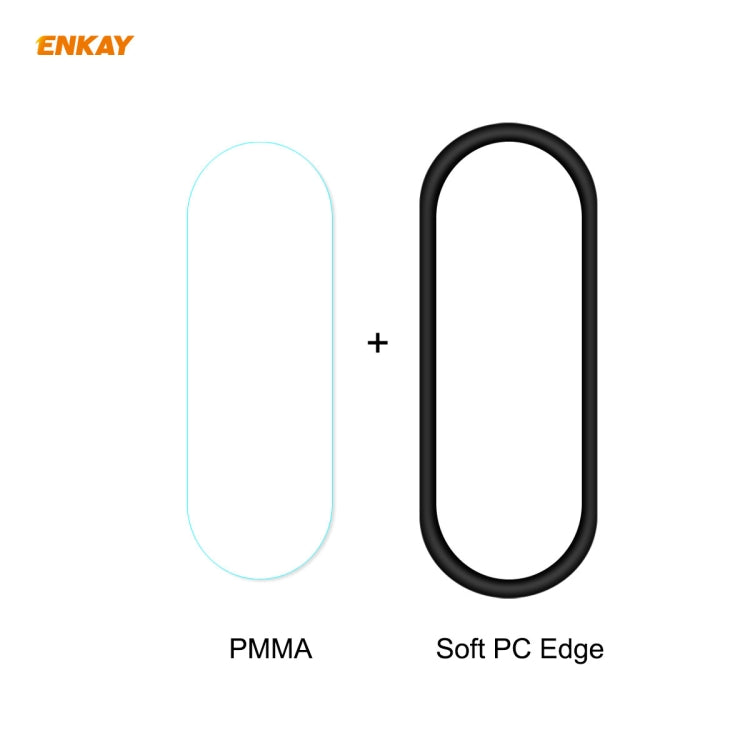 1 PCS For Xiaomi Mi Band 5 ENKAY Hat-Prince 3D Full Screen Soft PC Edge + PMMA HD Screen Protector Film - Screen Protector by ENKAY | Online Shopping UK | buy2fix