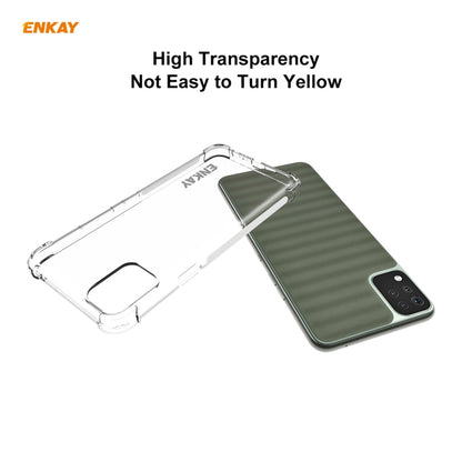 For LG K42 Hat-Prince ENKAY Clear TPU Shockproof Case Soft Anti-slip Cover - LG by ENKAY | Online Shopping UK | buy2fix