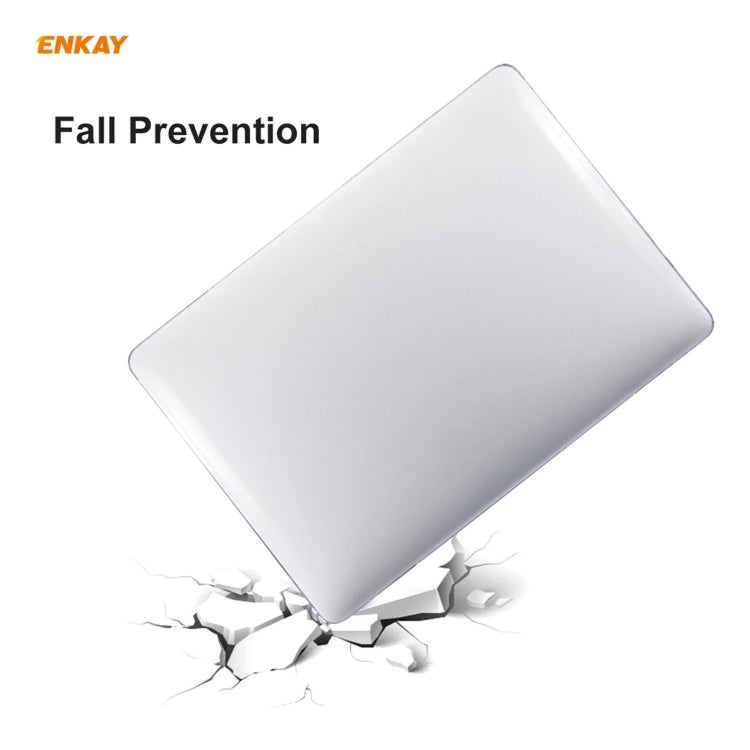 ENKAY 3 in 1 Crystal Laptop Protective Case + US Version TPU Keyboard Film + Anti-dust Plugs Set for MacBook Pro 13.3 inch A1708 (without Touch Bar)(Transparent) - MacBook Pro Cases by ENKAY | Online Shopping UK | buy2fix