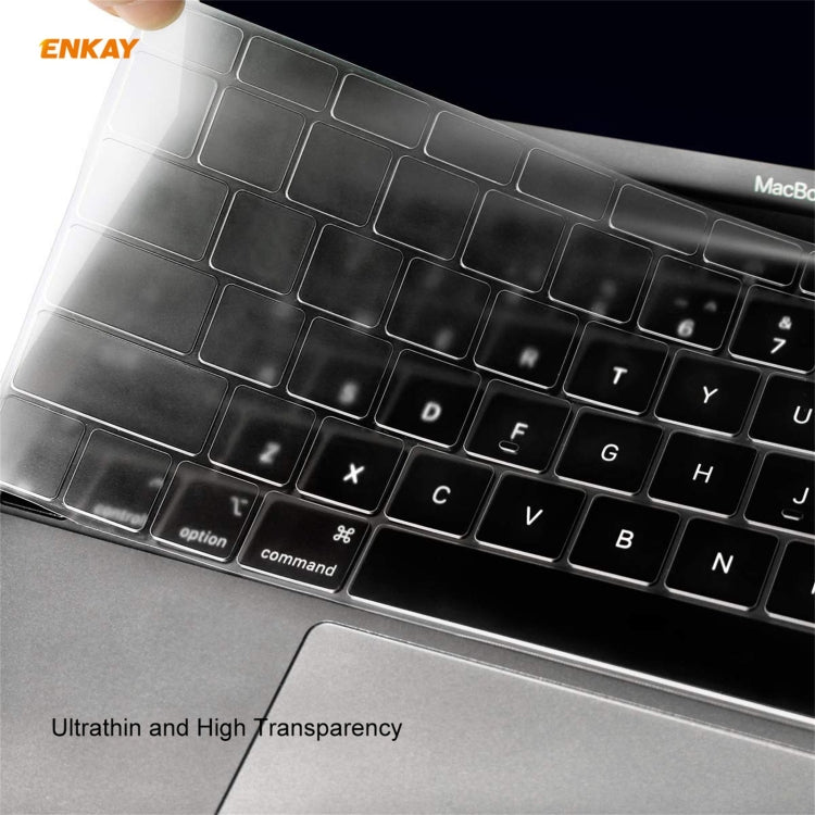 For MacBook Air 13.3 inch A2179 & A2337 2020 ENKAY 3 in 1 Crystal Laptop Protective Case + US Version TPU Keyboard Film + Anti-dust Plugs Set(Orange) - MacBook Air Cases by WIWU | Online Shopping UK | buy2fix