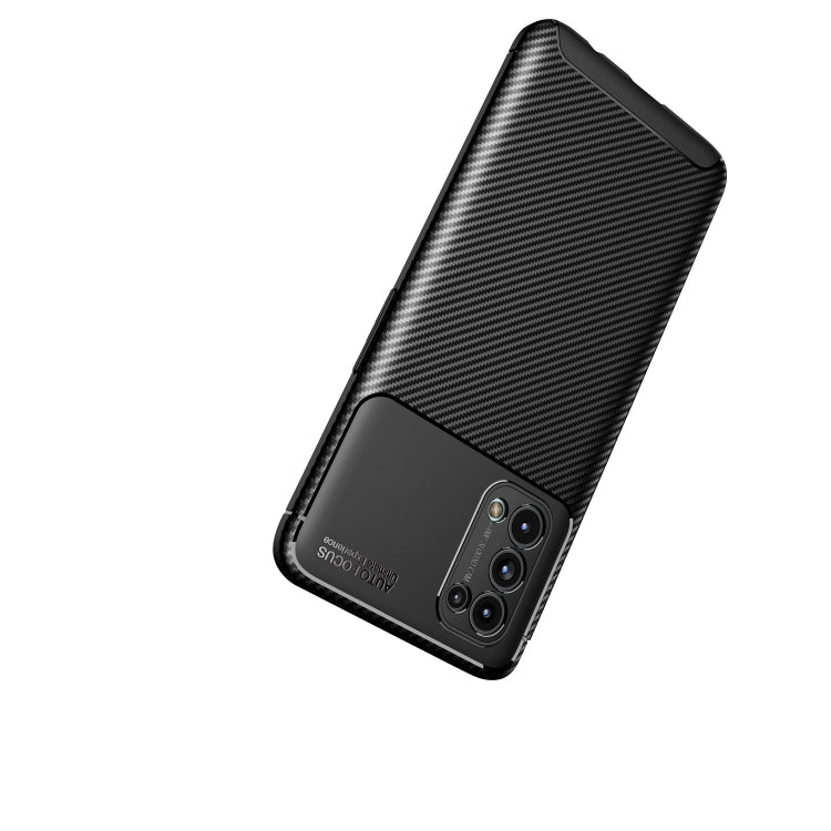 For OPPO Find X3 Neo Carbon Fiber Texture Shockproof TPU Case(Black) - OPPO Cases by buy2fix | Online Shopping UK | buy2fix