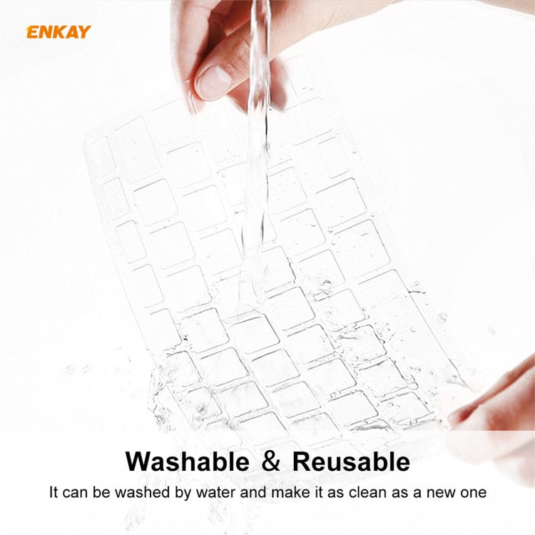 ENKAY Soft TPU Keyboard Protector Film for MacBook Air 13.3 inch A2179 (2020) / A2337 (2020), Version:EU Version - Keyboard Protector by ENKAY | Online Shopping UK | buy2fix