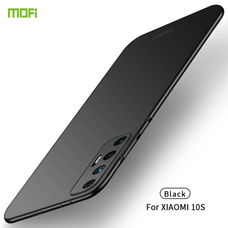 For Xiaomi Mi 10S MOFI Frosted PC Ultra-thin Hard Case(Black) - Xiaomi Cases by MOFI | Online Shopping UK | buy2fix