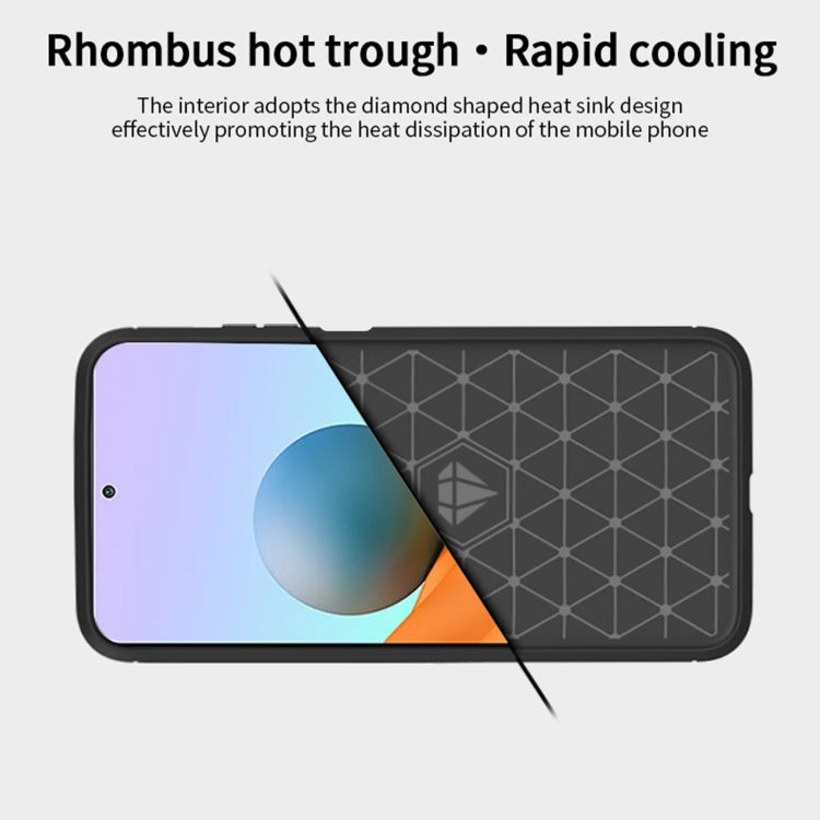 For Xiaomi Redmi Note 10 Pro / Note 10 Pro Max MOFI Gentleness Series Brushed Texture Carbon Fiber Soft TPU Case(Black) - Xiaomi Cases by MOFI | Online Shopping UK | buy2fix