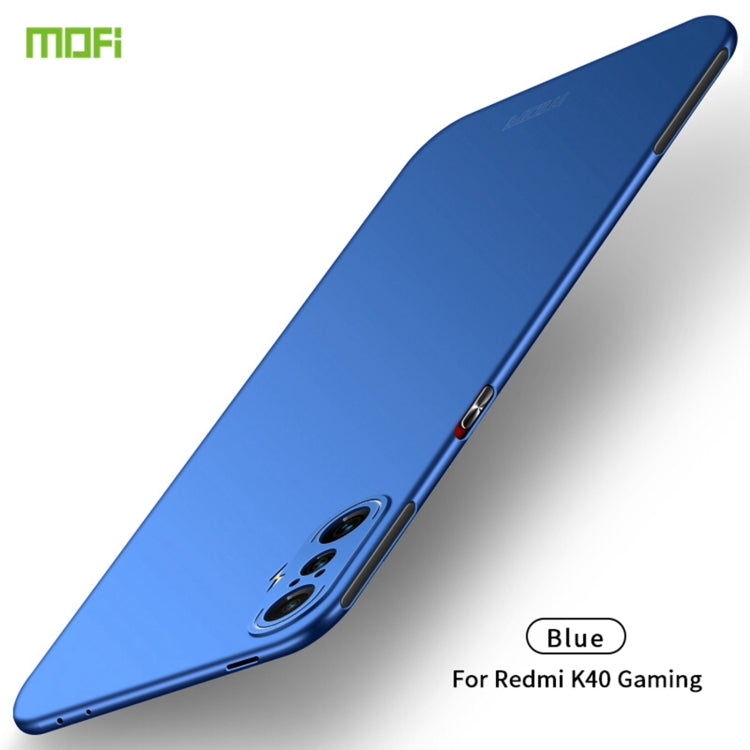 For Xiaomi Redmi K40 Gaming MOFI Frosted PC Ultra-thin Hard Case(Blue) - Xiaomi Cases by MOFI | Online Shopping UK | buy2fix