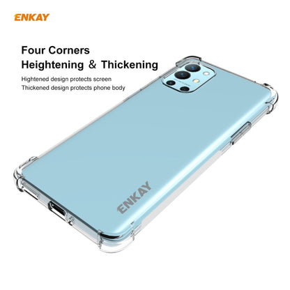 For OnePlus 9R ENKAY Hat-Prince Clear TPU Shockproof Case Soft Anti-slip Cover - OnePlus Cases by ENKAY | Online Shopping UK | buy2fix