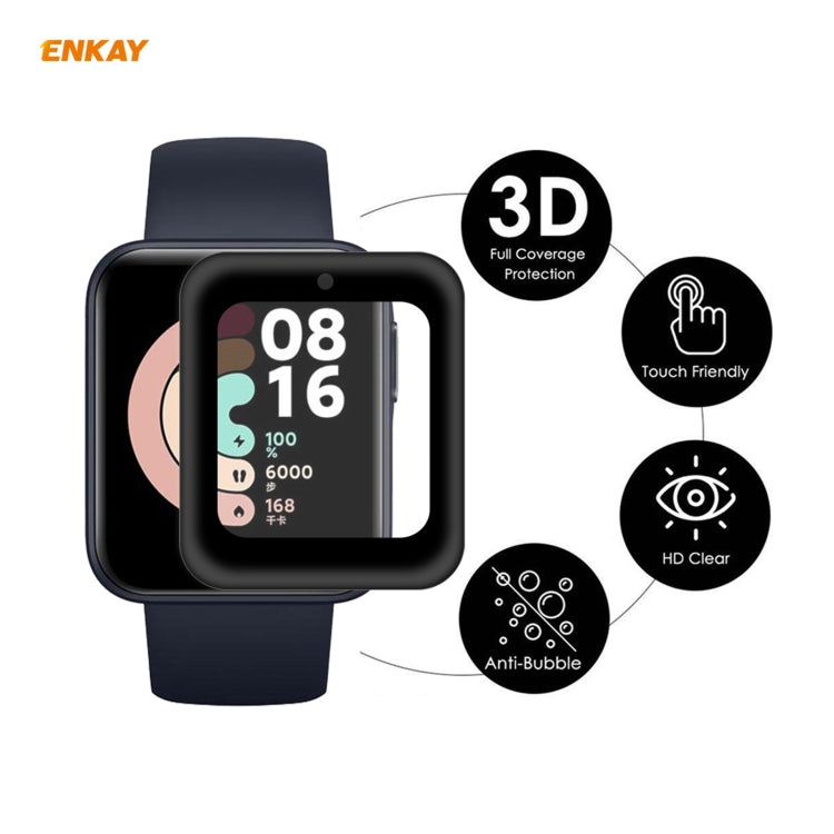 For Redmi Watch ENKAY Hat-Prince 3D Full Screen Soft PC Edge + PMMA HD Screen Protector Film - Screen Protector by ENKAY | Online Shopping UK | buy2fix