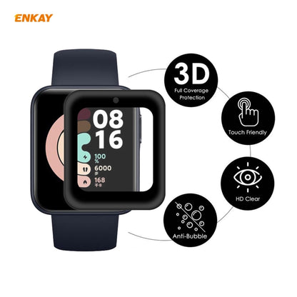 For Redmi Watch ENKAY Hat-Prince 3D Full Screen Soft PC Edge + PMMA HD Screen Protector Film - Screen Protector by ENKAY | Online Shopping UK | buy2fix