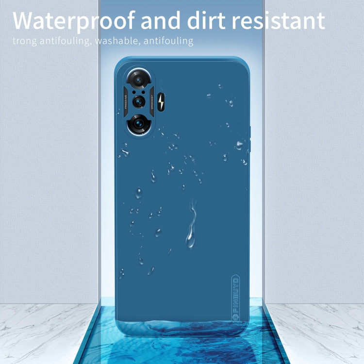 For Xiaomi Redmi K40 Gaming PINWUYO Touching Series Liquid Silicone TPU Shockproof Case(Blue) - Xiaomi Cases by PINWUYO | Online Shopping UK | buy2fix