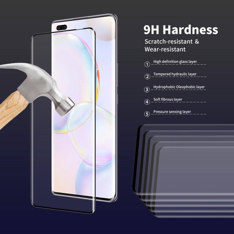 For Honor 50 Pro ENKAY Hat-Prince 3D Curved Explosion-proof Full Coverage Film Heat Bending Tempered Glass Protector - Honor Tempered Glass by ENKAY | Online Shopping UK | buy2fix