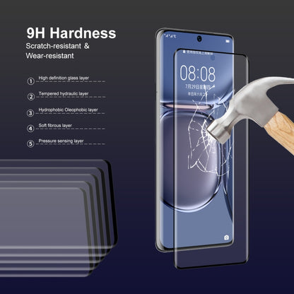 5 PCS For Huawei P50 Pro ENKAY Hot Bending Explosion-proof Full Tempered Glass Film - Huawei Tempered Glass by ENKAY | Online Shopping UK | buy2fix