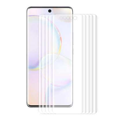 For Honor 50 5 PCS ENKAY Hat-Prince 3D Curved Full Coverage PET Hot Bending HD Screen Protector Soft Film Support Fingerprint Unlock - For Huawei by ENKAY | Online Shopping UK | buy2fix