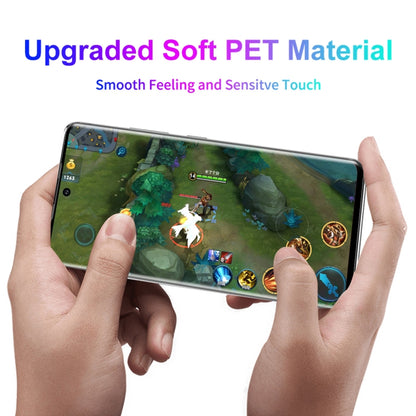 For Honor 50 5 PCS ENKAY Hat-Prince 3D Curved Full Coverage PET Hot Bending HD Screen Protector Soft Film Support Fingerprint Unlock - For Huawei by ENKAY | Online Shopping UK | buy2fix