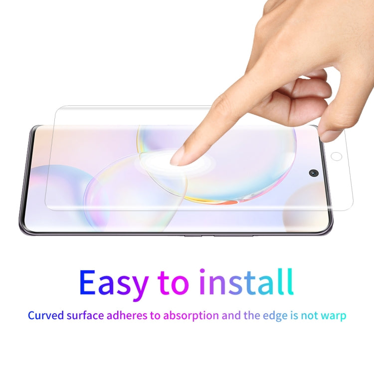 For Honor 50 2 PCS ENKAY Hat-Prince 3D Curved Full Coverage PET Hot Bending HD Screen Protector Soft Film Support Fingerprint Unlock - For Huawei by ENKAY | Online Shopping UK | buy2fix