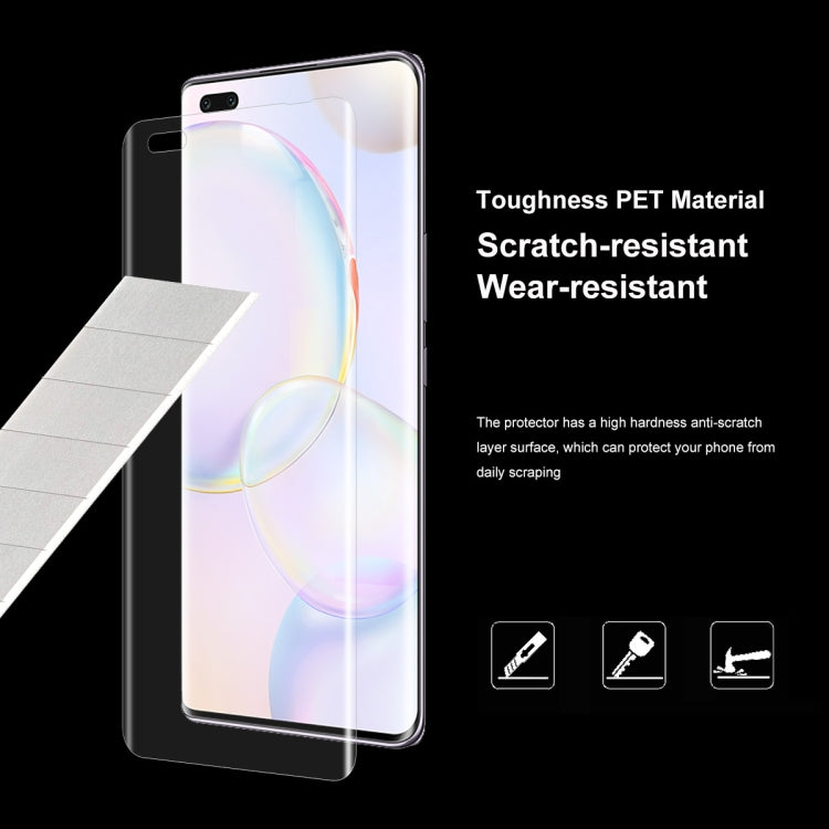 For Honor 50 Pro ENKAY Hat-Prince 3D Curved Full Coverage PET Hot Bending HD Screen Protector Soft Film Support Fingerprint Unlock - For Huawei by ENKAY | Online Shopping UK | buy2fix