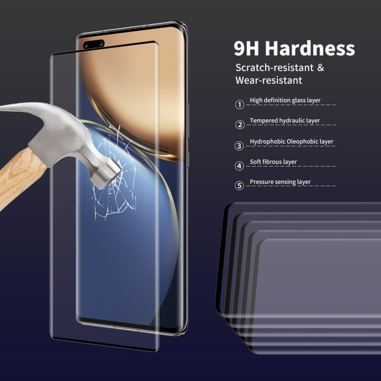 5 PCS For Honor Magic3 / 3 Pro / 3 Pro+ ENKAY Hat-Prince 3D Curved Explosion-proof Full Coverage Film Heat Bending Tempered Glass Protector - Honor Tempered Glass by ENKAY | Online Shopping UK | buy2fix