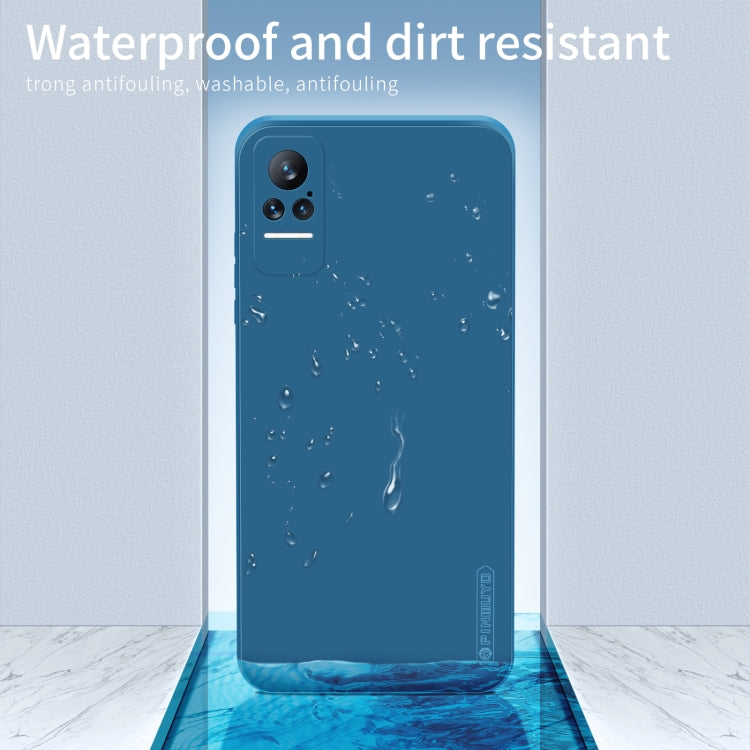 For Xiaomi Civi PINWUYO Liquid Silicone TPU Phone Case(Blue) - Xiaomi Cases by PINWUYO | Online Shopping UK | buy2fix