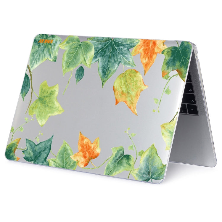 ENKAY Hat-Prince Forest Series Pattern Laotop Protective Crystal Case for MacBook Pro 16.2 inch A2485 2021(Ivy Leaf Pattern) - MacBook Pro Cases by ENKAY | Online Shopping UK | buy2fix