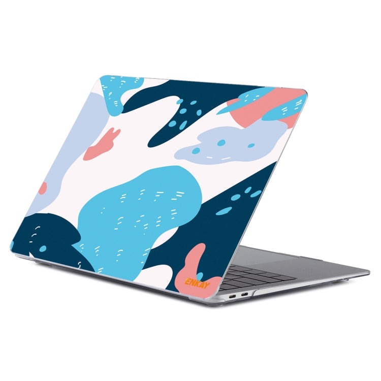 ENKAY Hat-Prince Geometry Pattern Laotop Protective Crystal Case for MacBook Pro 13.3 inch A2251 / A2289 / A2338 2020(Geometry No.5) - MacBook Pro Cases by ENKAY | Online Shopping UK | buy2fix