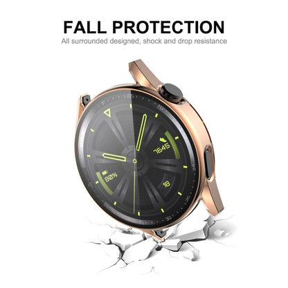 For Huawei Watch GT 3 46mm ENKAY PC Frame + Tempered Glass Protector Composite Case(Transparent) - Watch Cases by ENKAY | Online Shopping UK | buy2fix