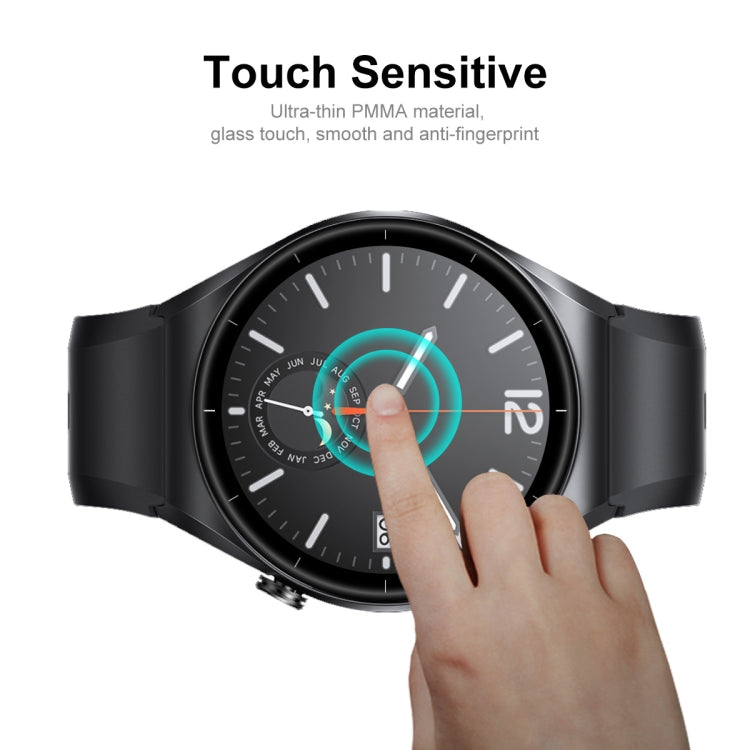 5 PCS For Xiaomi Watch S1 ENKAY Hat-Prince 3D Full Coverage Soft PC Edge + PMMA HD Protector Film - Screen Protector by ENKAY | Online Shopping UK | buy2fix