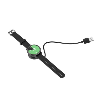 For Garmin Forerunner 255 Integrated Watch Charger With Data Transmission Function(Black) - Charger by buy2fix | Online Shopping UK | buy2fix