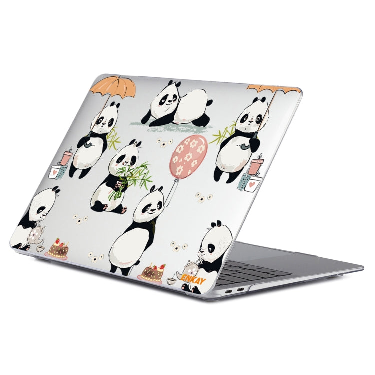 ENKAY Animal Series Pattern Laotop Protective Crystal Case For MacBook Pro 13.3 inch A2251 / A2289 / A2338 2020(Panda) - MacBook Pro Cases by ENKAY | Online Shopping UK | buy2fix