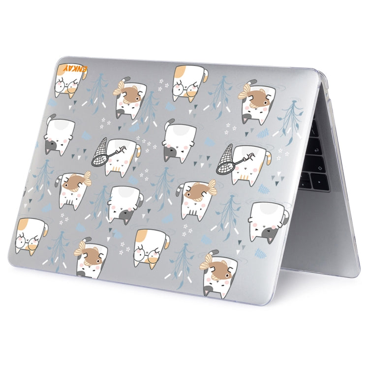 ENKAY Animal Series Pattern Laotop Protective Crystal Case For MacBook Pro 15.4 inch A1707 / A1990(Cute Cat) - MacBook Pro Cases by ENKAY | Online Shopping UK | buy2fix