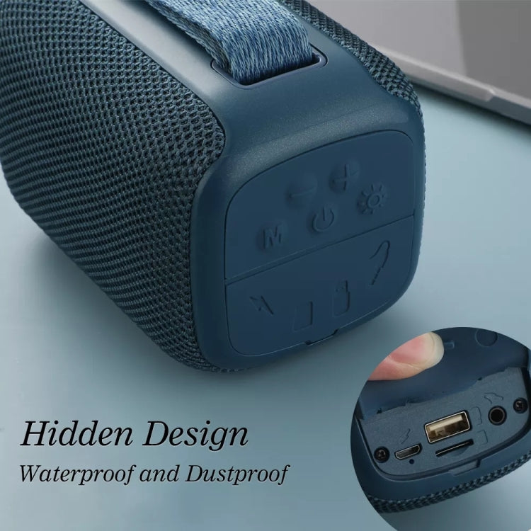 T&G TG339 RGB Light 5W Waterproof Portable Bluetooth Speaker(Black) - Desktop Speaker by T&G | Online Shopping UK | buy2fix