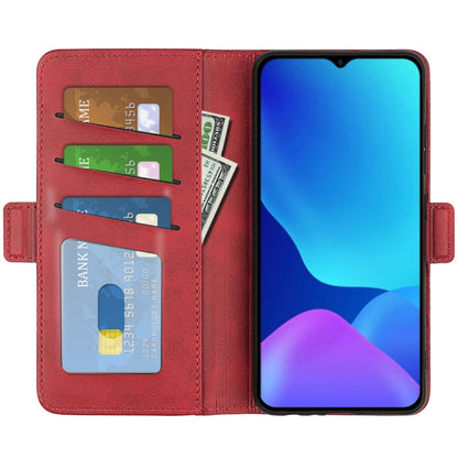 For Ulefone note 10 Dual-side Magnetic Buckle Leather Phone Case(Red) - Ulefone Cases by buy2fix | Online Shopping UK | buy2fix