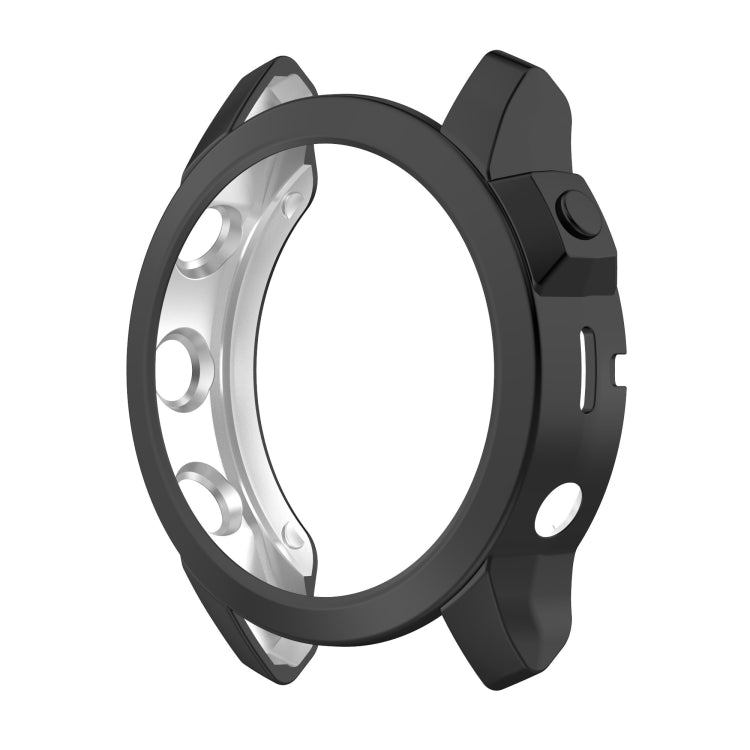 For Garmin Fenix 7X Shockproof TPU Watch Case(Black) - Watch Cases by buy2fix | Online Shopping UK | buy2fix