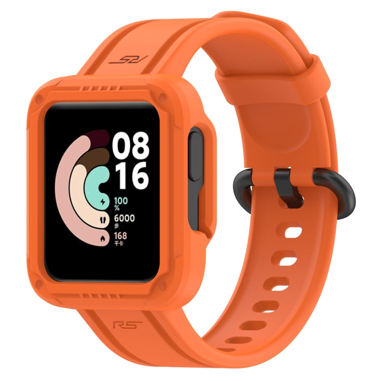 For Xiaomi Redmi Watch 2 Lite Silicone Solid Color Watch Band(Orange) - Watch Bands by buy2fix | Online Shopping UK | buy2fix