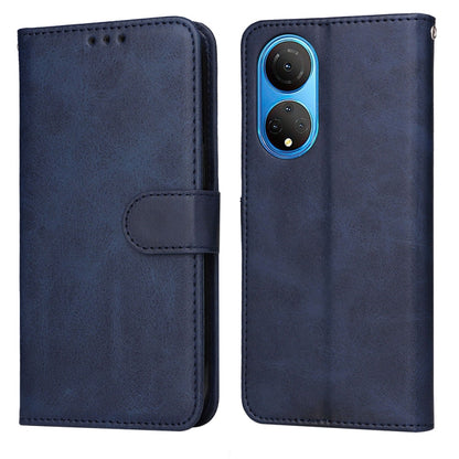 For Honor X7 / Play 30 Plus JSM Calf Texture Leather Phone Case(Blue) - Honor Cases by JUNSUNMAY | Online Shopping UK | buy2fix