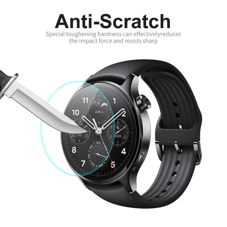 2 PCS For Xiaomi Watch S1 Pro ENKAY 0.2mm 9H Tempered Glass Screen Protector Film - Screen Protector by ENKAY | Online Shopping UK | buy2fix