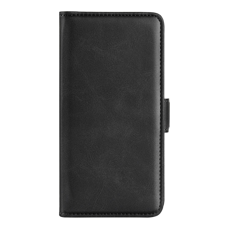 For Motorola Moto G32 Dual-side Magnetic Buckle Leather Phone Case(Black) - Motorola Cases by buy2fix | Online Shopping UK | buy2fix