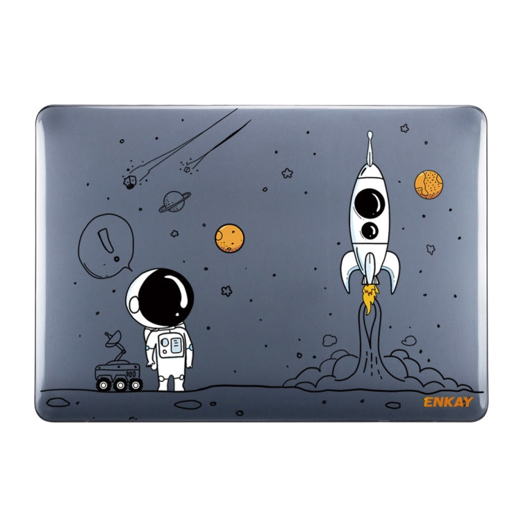 For MacBook Pro 14.2 A2442/A2779 2023 ENKAY Hat-Prince 3 in 1 Spaceman Pattern Laotop Protective Crystal Case with TPU Keyboard Film / Anti-dust Plugs, Version:US(Spaceman No.1) - MacBook Pro Cases by ENKAY | Online Shopping UK | buy2fix