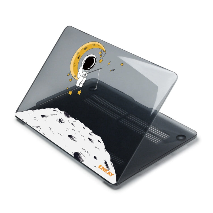 For MacBook Pro 16.2 A2485/A2880 2023 ENKAY Hat-Prince 3 in 1 Spaceman Pattern Laotop Protective Crystal Case with TPU Keyboard Film / Anti-dust Plugs, Version:EU(Spaceman No.3) - MacBook Pro Cases by ENKAY | Online Shopping UK | buy2fix