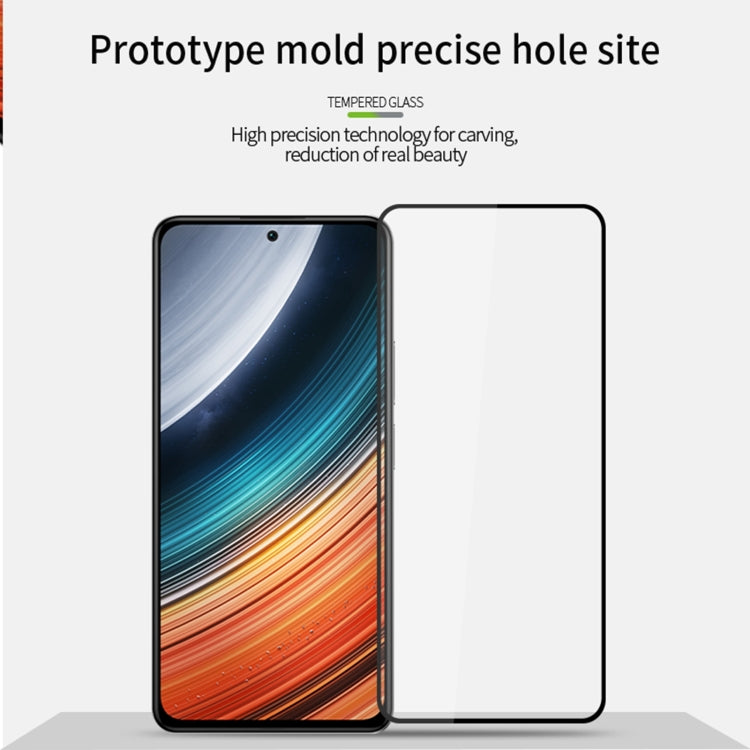 For Xiaomi Redmi K60E PINWUYO 9H 2.5D Full Screen Tempered Glass Film(Black) -  by PINWUYO | Online Shopping UK | buy2fix