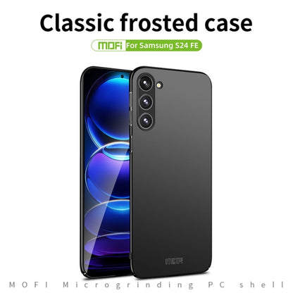 For Samsung Galaxy S24 FE 5G MOFI Frosted PC Ultra-thin Hard Phone Case(Blue) - Galaxy S24 FE 5G Cases by MOFI | Online Shopping UK | buy2fix