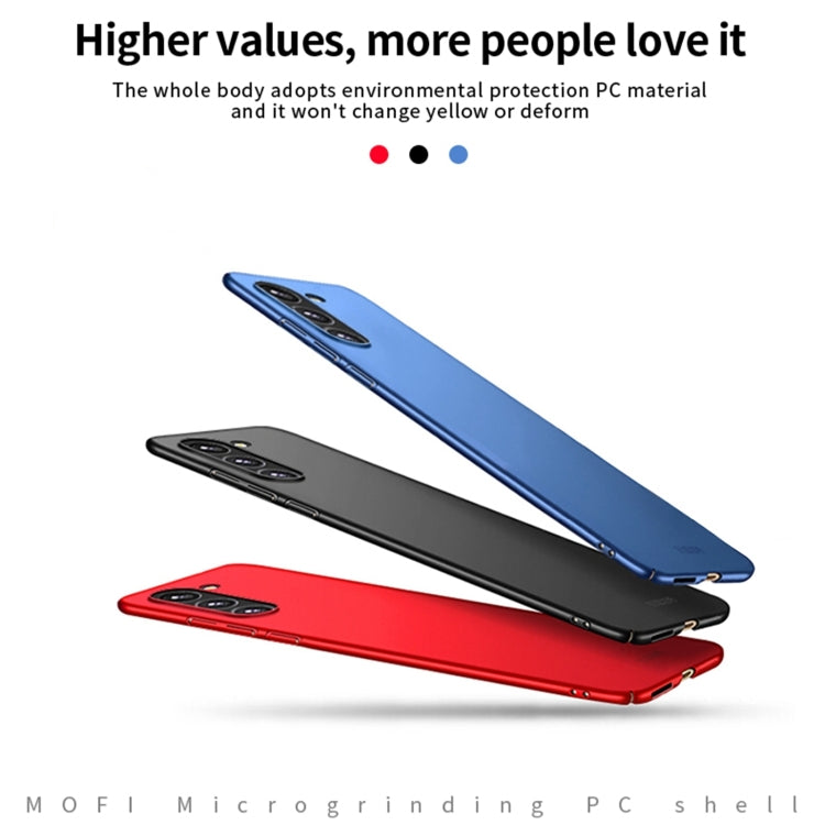 For Samsung Galaxy S24 FE 5G MOFI Frosted PC Ultra-thin Hard Phone Case(Blue) - Galaxy S24 FE 5G Cases by MOFI | Online Shopping UK | buy2fix