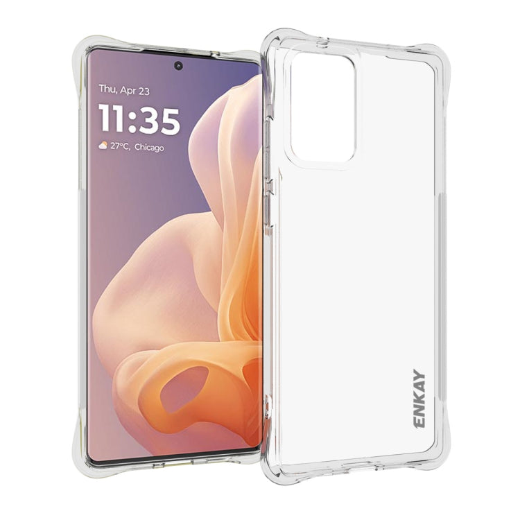 For Motorola Moto G85 5G ENKAY Hat-Prince Transparent TPU Shockproof Phone Case - Motorola Cases by ENKAY | Online Shopping UK | buy2fix